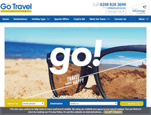 Tablet Screenshot of gotravel.uk.com