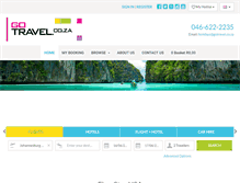 Tablet Screenshot of gotravel.co.za